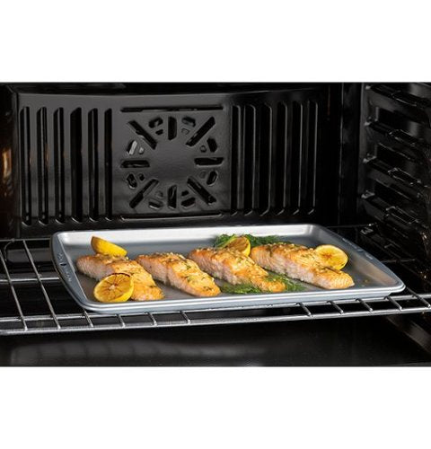 GE - 30" Built-In Single Electric Convection Wall Oven with No Preheat Air Fry - Stainless Steel