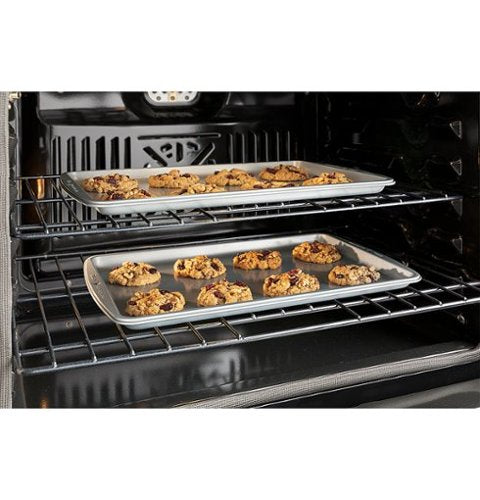 GE - 30" Built-In Single Electric Convection Wall Oven with No Preheat Air Fry - Stainless Steel