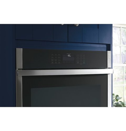 GE - 30" Built-In Single Electric Convection Wall Oven with No Preheat Air Fry - Stainless Steel