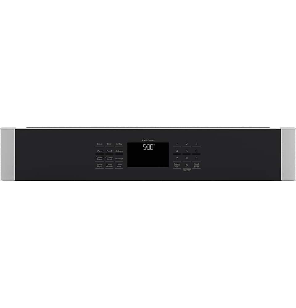 GE - 30" Built-In Single Electric Convection Wall Oven with No Preheat Air Fry - Stainless Steel