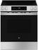 GE - 30 in. Wide 5 Elements 5.3 Cu. Ft. Slide-In Electric Range with Self-Clean and Steam Cleaning Option and Crisp Mode - Stainless Steel