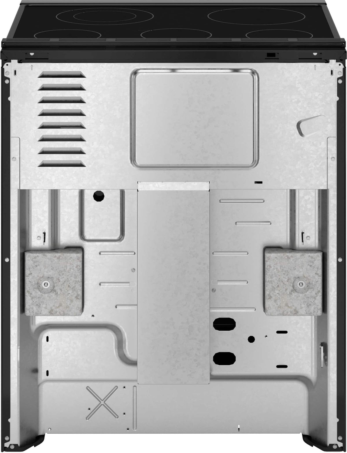 GE - 30 in. Wide 5 Elements 5.3 Cu. Ft. Slide-In Electric Range with Self-Clean and Steam Cleaning Option and Crisp Mode - Stainless Steel