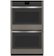GE - 30" Built-In Electric Convection Double Wall Oven with No Preheat Air Fry - Slate
