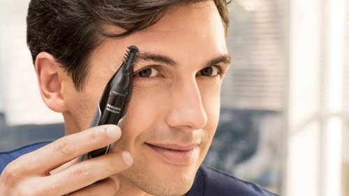 Philips Norelco - Nose Trimmer 5000 for Nose, Ears, Eyebrows Trimming Kit, NT5600/62 - Black/Silver
