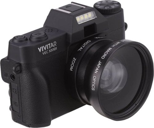 Vivitar - VECXX101 4K Digital Camera - Black