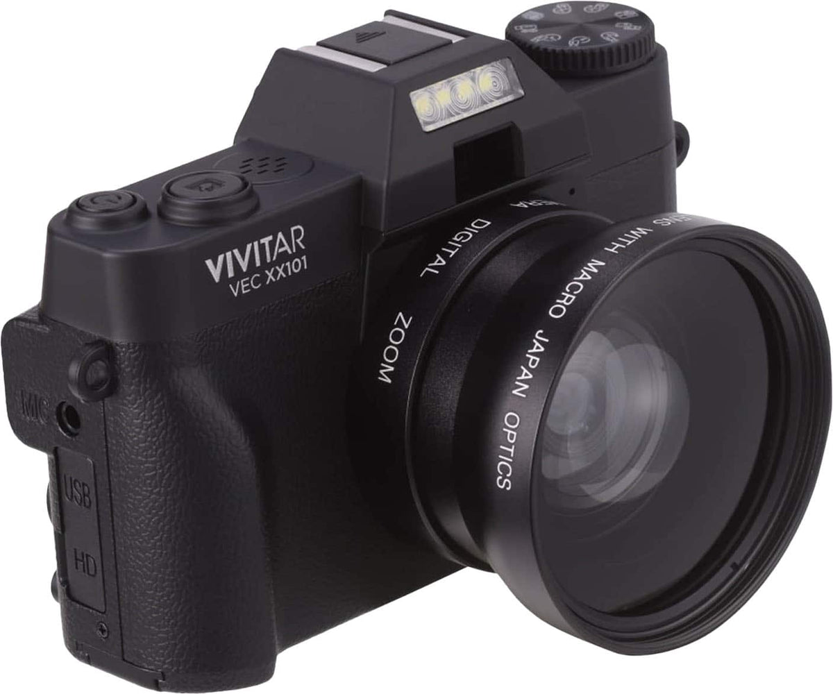 Vivitar - VECXX101 4K Digital Camera - Black