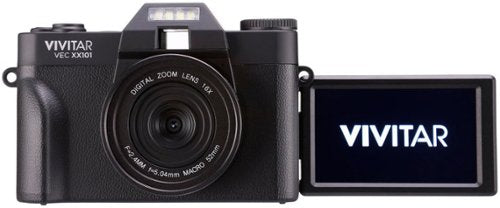 Vivitar - VECXX101 4K Digital Camera - Black