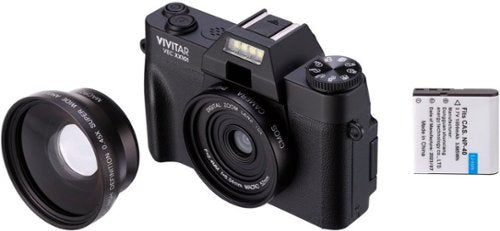 Vivitar - VECXX101 4K Digital Camera - Black