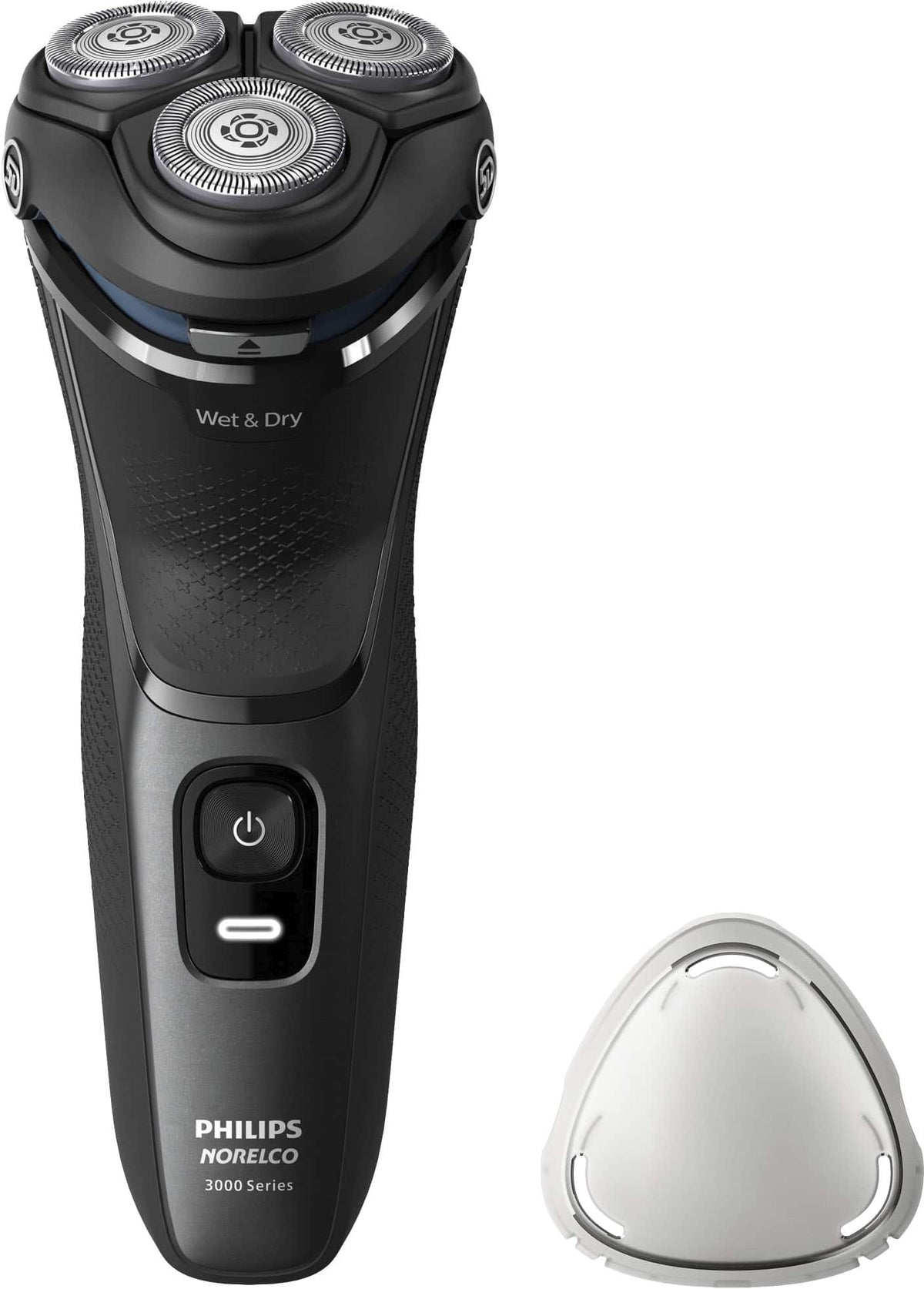 Philips Norelco - Series 3000 Rechargeable Wet/Dry Electric Shaver - Black