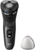 Philips Norelco - Series 3000 Rechargeable Wet/Dry Electric Shaver - Black