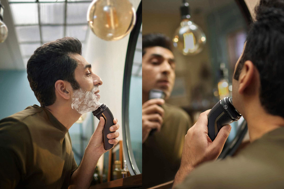 Philips Norelco - Series 3000 Rechargeable Wet/Dry Electric Shaver - Black