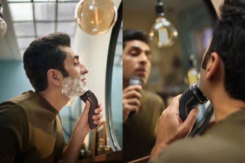 Philips Norelco - Series 3000 Rechargeable Wet/Dry Electric Shaver - Black