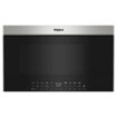 Whirlpool - 1.1 Cu. Ft. Over the Range Microwave with Flush Built-In Design - Stainless Steel