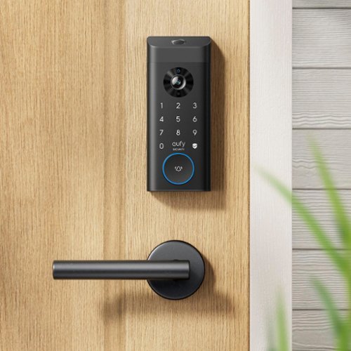 Smart Lock E330 with Chime WiFi Replacement Deadbolt with eufy App|Keypad|Biometric Access - Light Gray