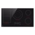 LG - 36-in Wide Built-In Electric Induction Smart Cooktop with 5 Elements and UltraHeat 5.0kW Element - Black Ceramic