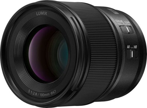 Panasonic - LUMIX Full Frame Camera Lens, S 100mm F2.8 MACRO - Black