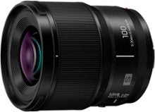 Panasonic - LUMIX Full Frame Camera Lens, S 100mm F2.8 MACRO - Black