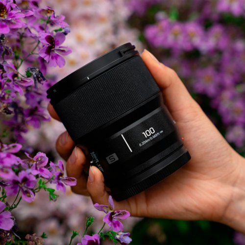 Panasonic - LUMIX Full Frame Camera Lens, S 100mm F2.8 MACRO - Black