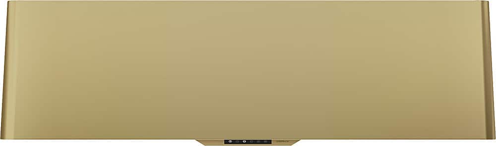 Zephyr - 48 inches - Externally Vented - Shell Range Hood - Satin Gold