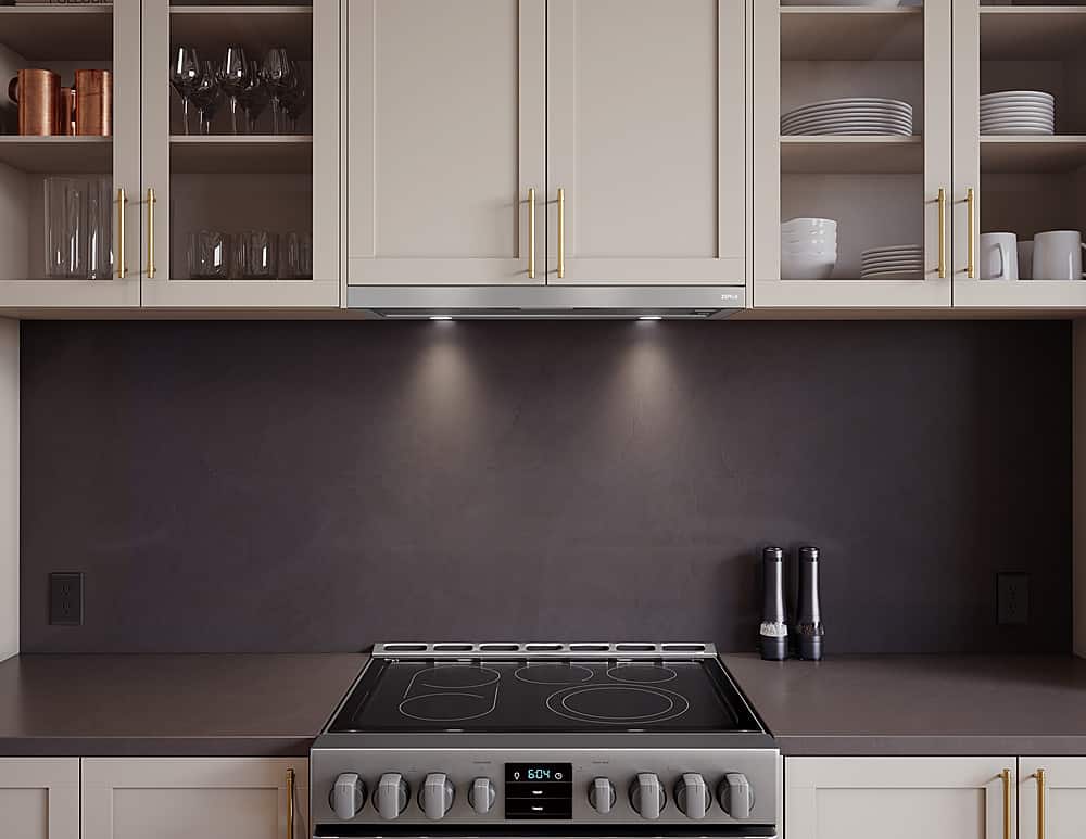 Zephyr - 30 inches - Convertible - Under cabinet Range Hood - Stainless Steel