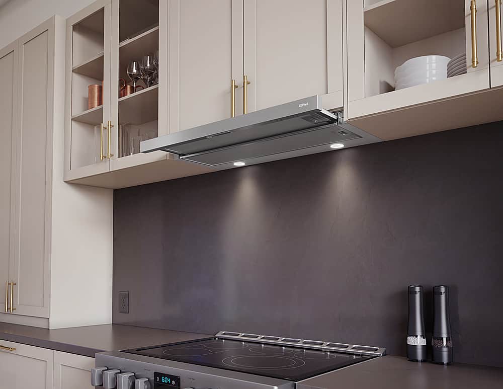 Zephyr - 30 inches - Convertible - Under cabinet Range Hood - Stainless Steel