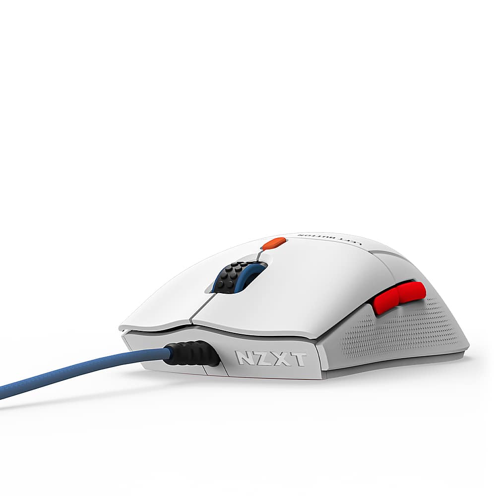 NZXT - Starfield Lift 2 Symm - Lightweight Symmetrical Wired High Performance Optical Gaming Mouse - Wired - White