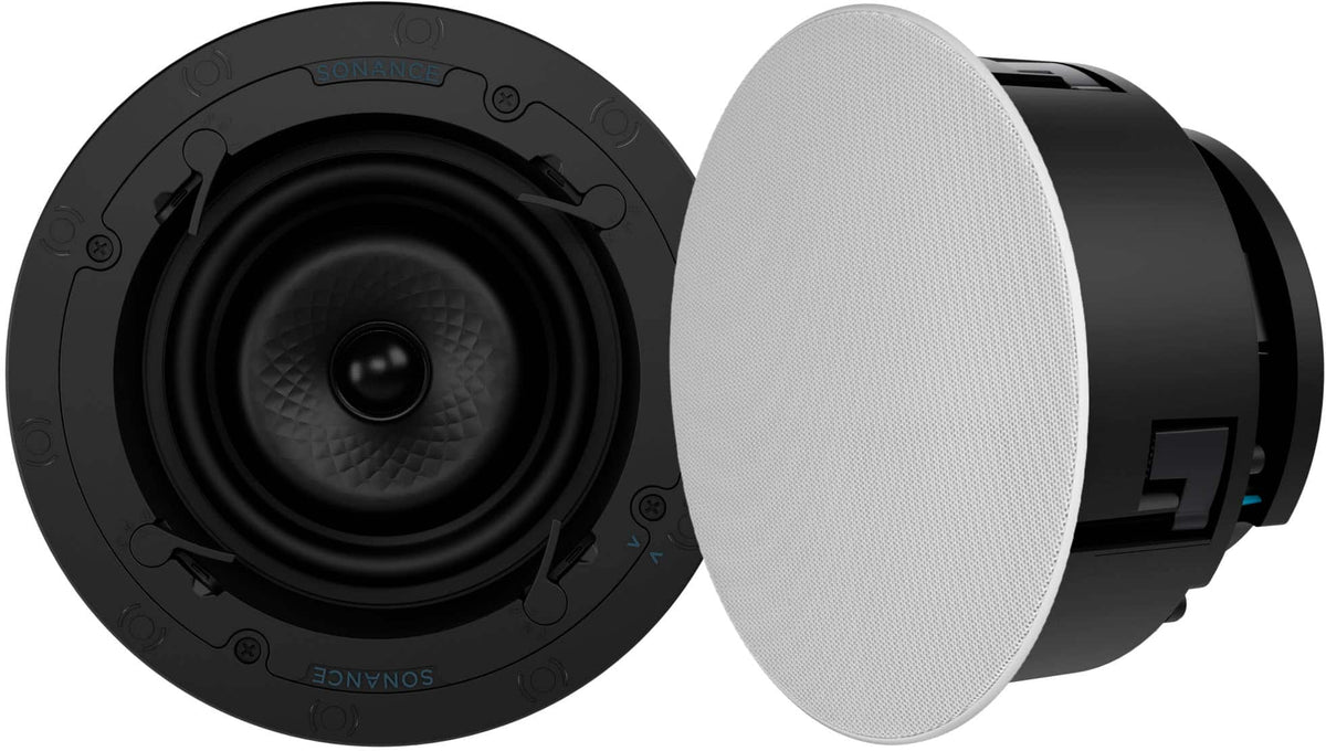 Sonance - VX62R – Visual Experience Series 6-1/2" 2-Way In Ceiling Speakers (Pair) - Paintable White