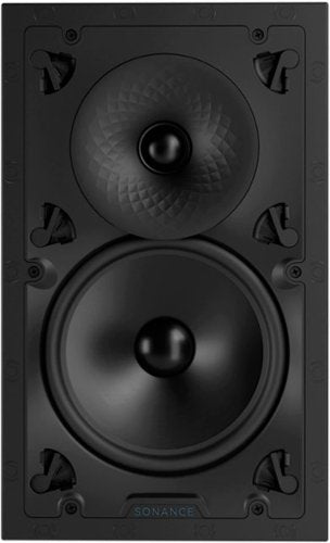 Sonance - VX82 RECTANGLE - Visual Experience Series 8" 2-Way In Wall Speakers (Pair) - Paintable White