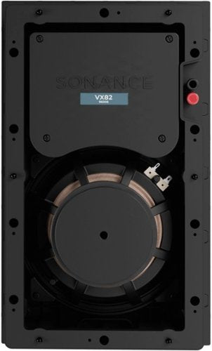 Sonance - VX82 RECTANGLE - Visual Experience Series 8" 2-Way In Wall Speakers (Pair) - Paintable White