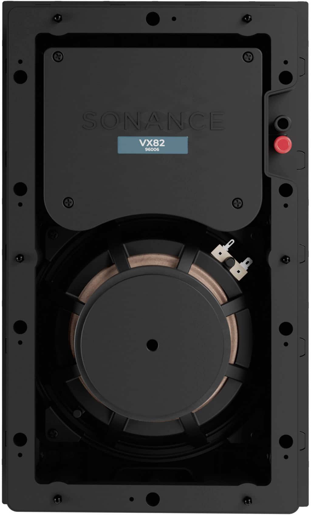 Sonance - VX82 RECTANGLE - Visual Experience Series 8" 2-Way In Wall Speakers (Pair) - Paintable White