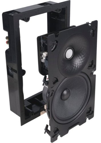 Sonance - VX82 RECTANGLE - Visual Experience Series 8" 2-Way In Wall Speakers (Pair) - Paintable White
