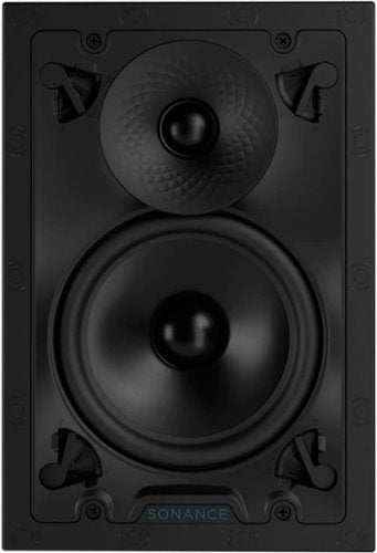 Sonance - VX62 – Visual Experience Series 6-1/2” 2-Way In Wall Speakers (Pair) - Paintable White