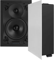 Sonance - VX62 – Visual Experience Series 6-1/2” 2-Way In Wall Speakers (Pair) - Paintable White