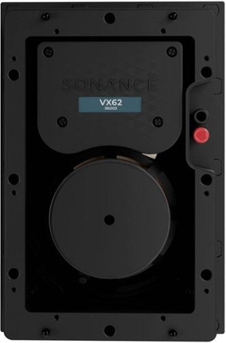Sonance - VX62 – Visual Experience Series 6-1/2” 2-Way In Wall Speakers (Pair) - Paintable White