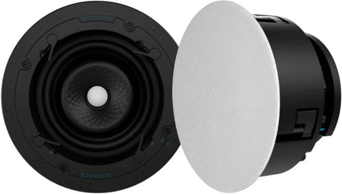 Sonance - VX66R - Visual Experience Series 6" 2-Way In Ceiling Speakers (Pair) - Paintable White