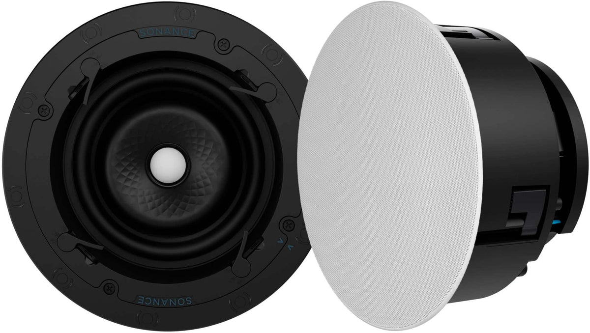 Sonance - VX66R - Visual Experience Series 6" 2-Way In Ceiling Speakers (Pair) - Paintable White