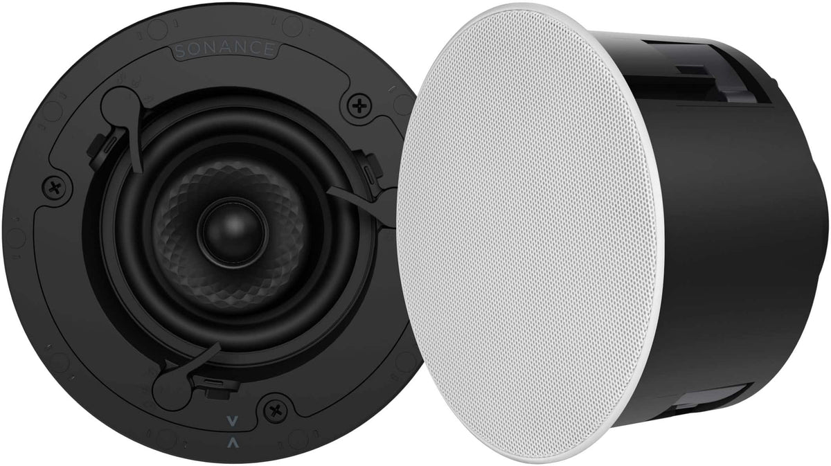 Sonance - VX42R - Visual Experience Series 4" 2-Way In Ceiling Speakers (Pair) - Paintable White