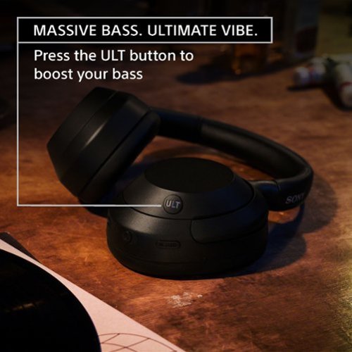 Sony - ULT WEAR Wireless Noise Cancelling Headphones - Black