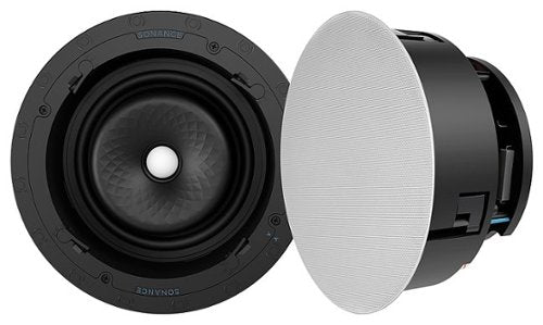 Sonance - VX86R - Visual Experience Series 8" 2-Way In Ceiling Speakers (Pair) - Paintable White