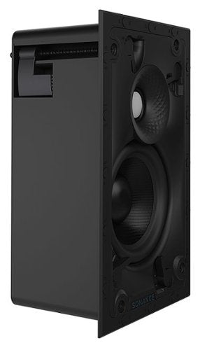 Sonance - VX46 RECTANGLE - Visual Experience Series 4" 2-Way In Wall Speakers (Pair) - Paintable White