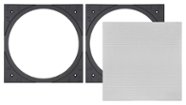 Sonance - VX6SQ-NT - Visual Experience Series 6" Medium Square Adapter w/ Trimless Grille (2-Pack) - Paintable White