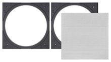 Sonance - VX6SQ-NT - Visual Experience Series 6" Medium Square Adapter w/ Trimless Grille (2-Pack) - Paintable White