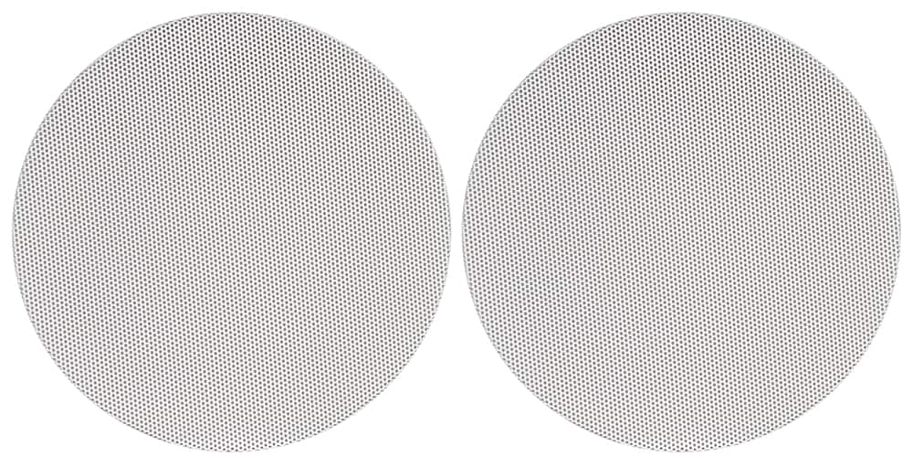 Sonance - VX4R-GRILLE-NT - Visual Experience Series 4" Round Grille Trimless for 4" In Ceiling Speakers (2-Pack) - Paintable White