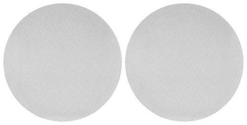 Sonance - VX8R-GRILLE-NT - Visual Experience Series 8" Round Grille Trimless for 8" In Ceiling (2-Pack) - Paintable White