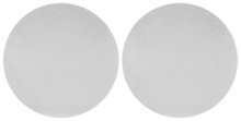 Sonance - VX8R-GRILLE-NT - Visual Experience Series 8" Round Grille Trimless for 8" In Ceiling (2-Pack) - Paintable White