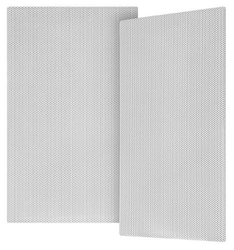 Sonance - VX4-GRILLE-NT - Visual Experience Series 4" Rectangle Grille Trimless for 4" In Wall Speakers (2-Pack) - Paintable White