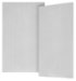 Sonance - VX4-GRILLE-NT - Visual Experience Series 4" Rectangle Grille Trimless for 4" In Wall Speakers (2-Pack) - Paintable White