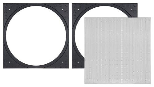 Sonance - VX8SQ-T - Visual Experience Series 8" Large Square Adapter w/ Micro Trim Grille (2-Pack) - Paintable White