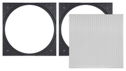 Sonance - VX8SQ-T - Visual Experience Series 8" Large Square Adapter w/ Micro Trim Grille (2-Pack) - Paintable White
