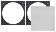 Sonance - VX8SQ-T - Visual Experience Series 8" Large Square Adapter w/ Micro Trim Grille (2-Pack) - Paintable White